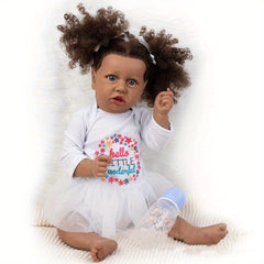 22 Inch Lifelike Reborn Baby Doll Soft Realistic Newborn Doll Perfect Gift Kids