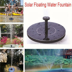 Solar Fountain Pump For Bird Bath with 4 Fixed Sticks and 6 Nozzles