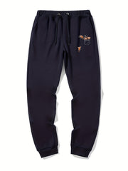 Raccoon In The Pocket Drawstring Joggers Men's Sweatpants
