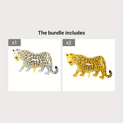 Wild Animal Leopard Balloon Forest Jungle Birthday Party Theme Decoration