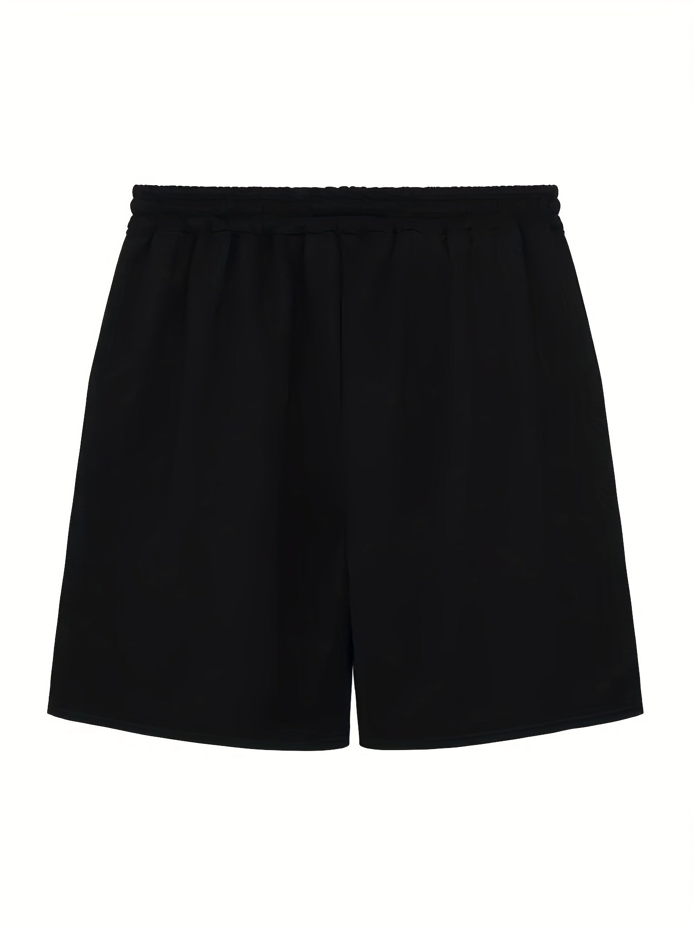 Men's Cross Print Casual Shorts Elastic Waist Gym Pants
