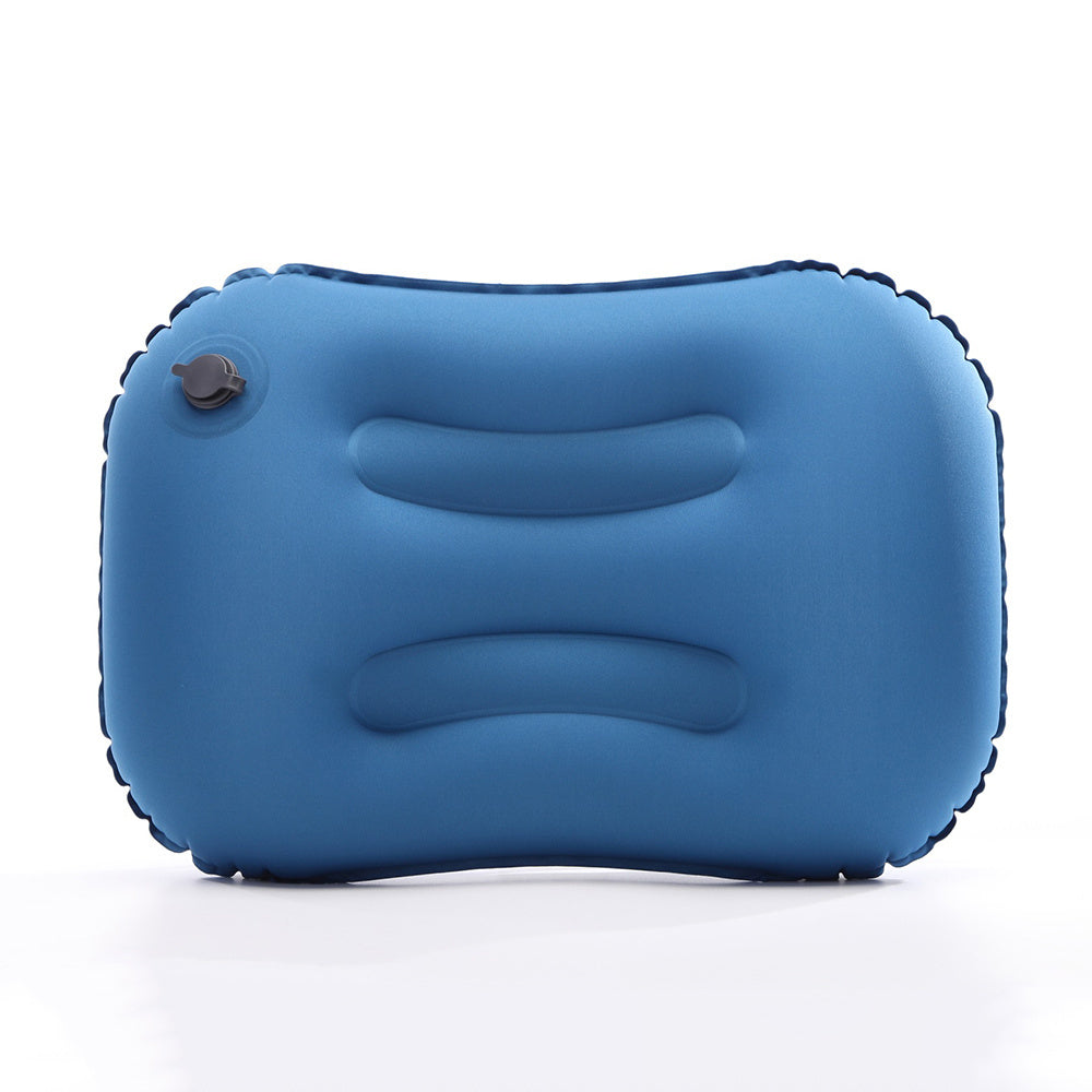 Inflatable Camping Pillow Neck Lumbar Support Portable Comfort