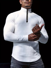 Men's Stand Collar Zip Sweatshirt