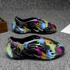 Men's Tie Dye Slip On Clog Sandals Assorted Colors