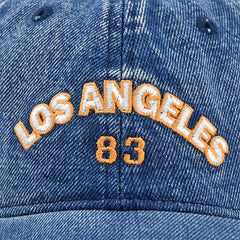 Embroidered Baseball Cap Los Angeles Curved Brim Hat
