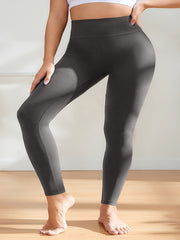 Solid High Rise Fitness Leggings