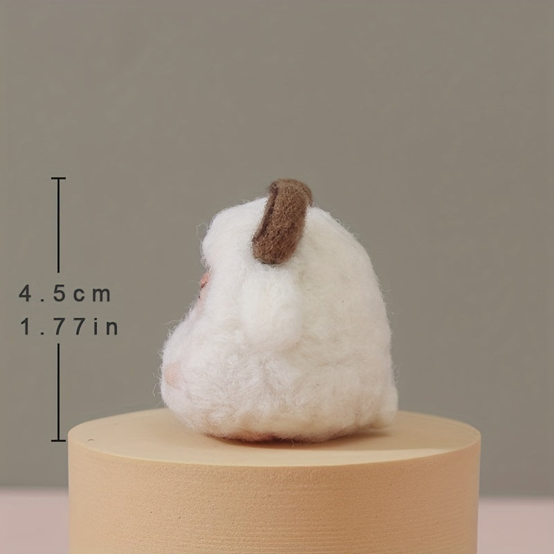 1pc Lamb Wool Felt Poking Diy Material Bag Needle Felting Gift