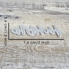 Christmas Santa Claus Motorcycle Metal Cutting Dies for Card Making