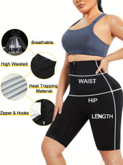 Women Sauna Shorts Workout Sweat Slimming Short Tight Leggings