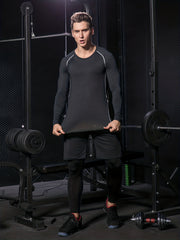 Quick Drying Men's Sports Suit for Casual and Fitness Training