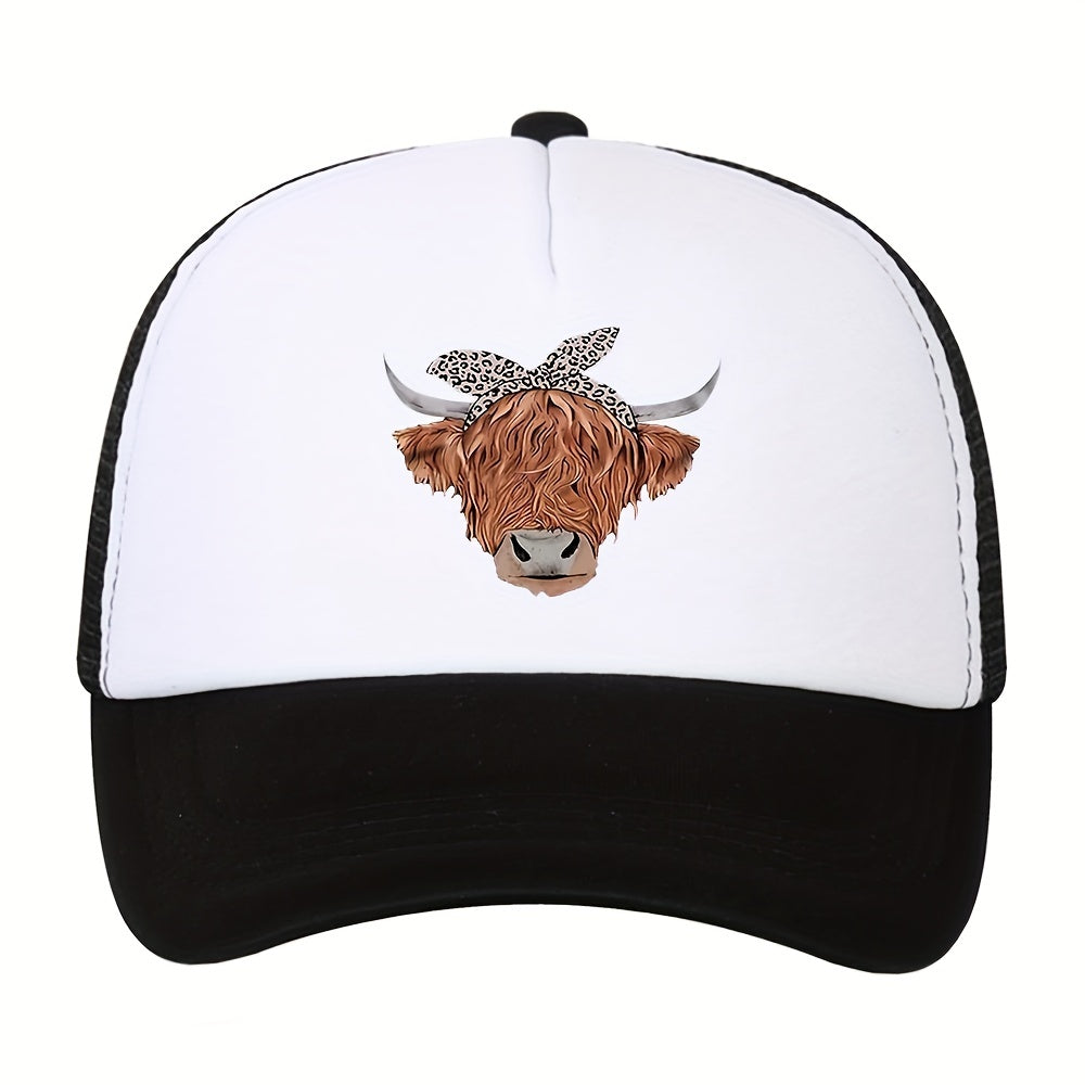 Sun Protection Baseball Cap Cartoon Printed Outdoor Hat