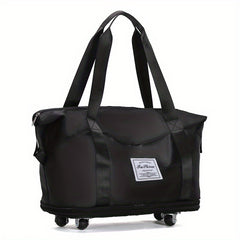 Foldable Travel Duffle Bag With Wheels Large Capacity Lightweight