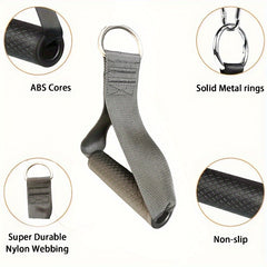 2pcs Pulling Rope Handles with 2pcs Buckles for Resistance Band