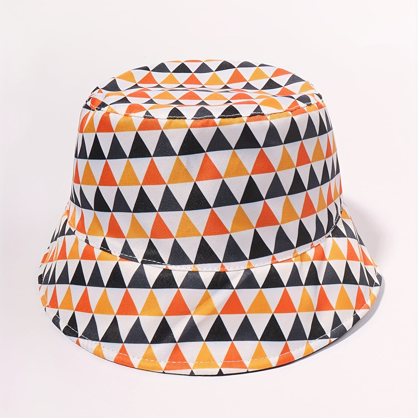Boho Reversible Bucket Hat Block Printed Lightweight Basin Hat