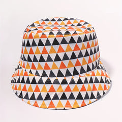 Boho Reversible Bucket Hat Block Printed Lightweight Basin Hat