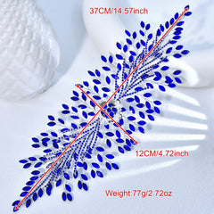 Bohemian Green Rhinestone Hairpiece for Women Halloween Night Out