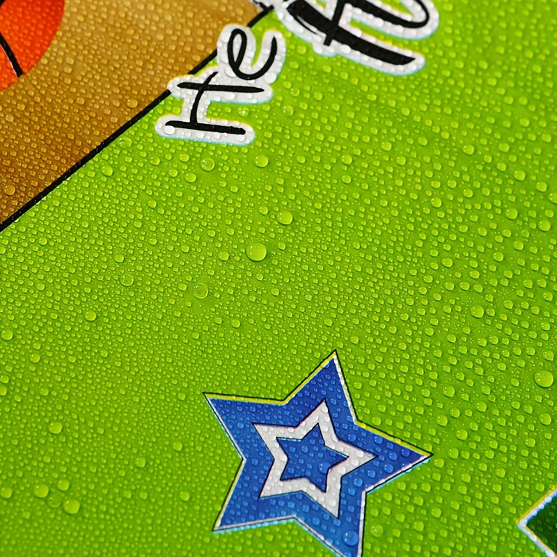 2pcs Sports Theme Birthday Party Tablecloth Football Basketball Rugby Decoration