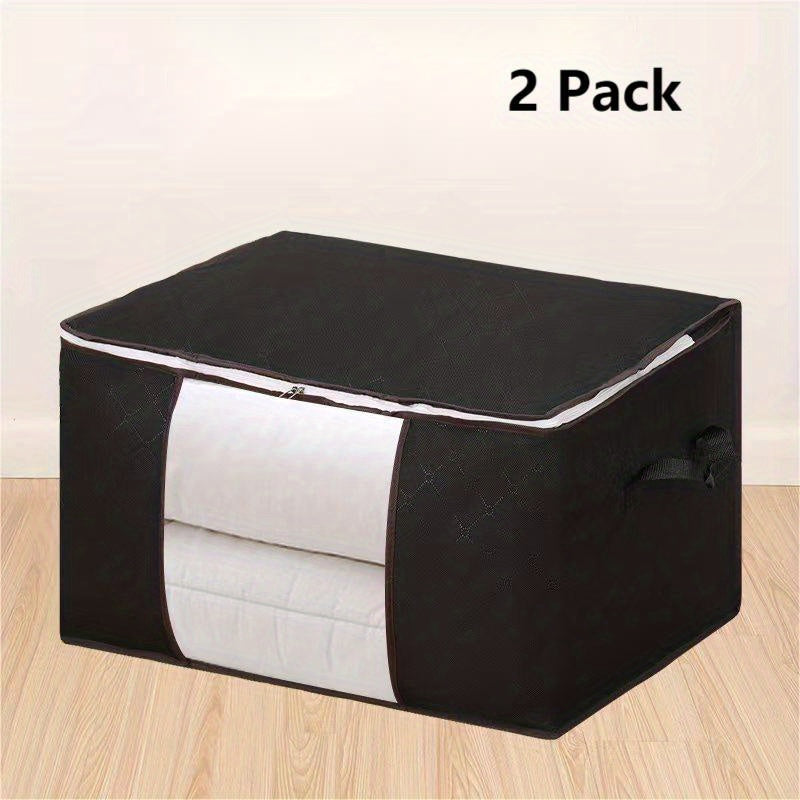 Large Capacity Clothes Organizer Zipper Dustproof Container