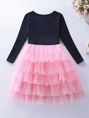 Girls Unicorn Party Princess Tutu Dress 3-8 Years