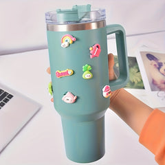 30pcs Cartoon 3D Soft Rubber Stickers for DIY Decorations