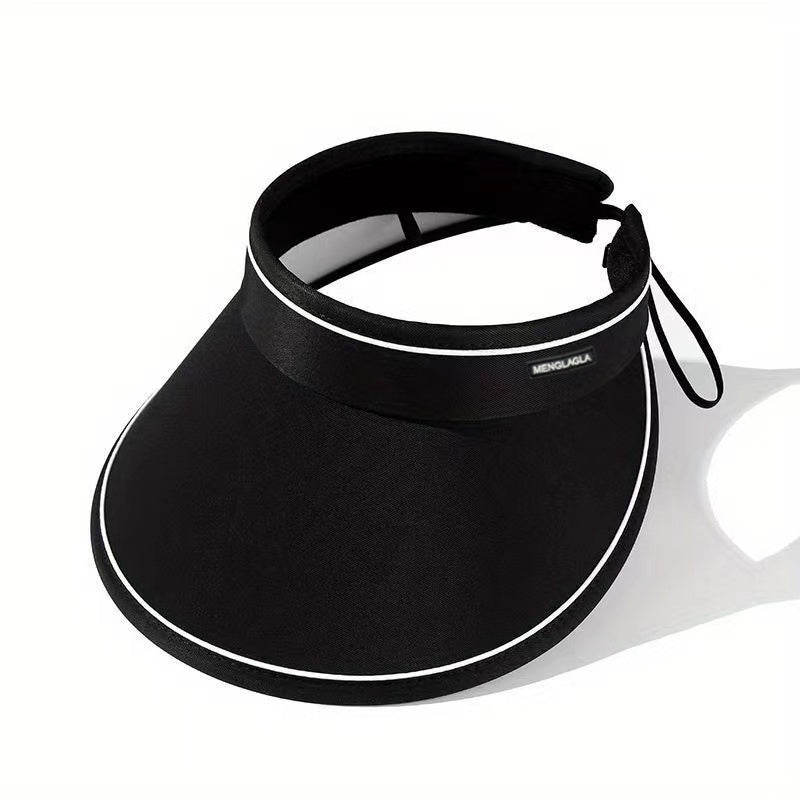 Wide Brim Casual Visor Hat UV Protection