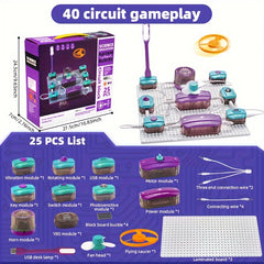 Children's Circuit Experiment Game Electronic Exploration Kit