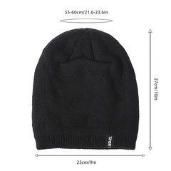 Men's Winter SPORT Plus Fleece Beanie Ear Protection Knitted Hat