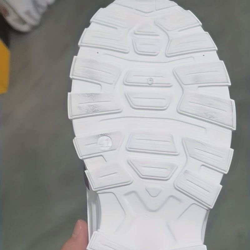 Men's Chunky Slip-On Sneakers with Shoelaces