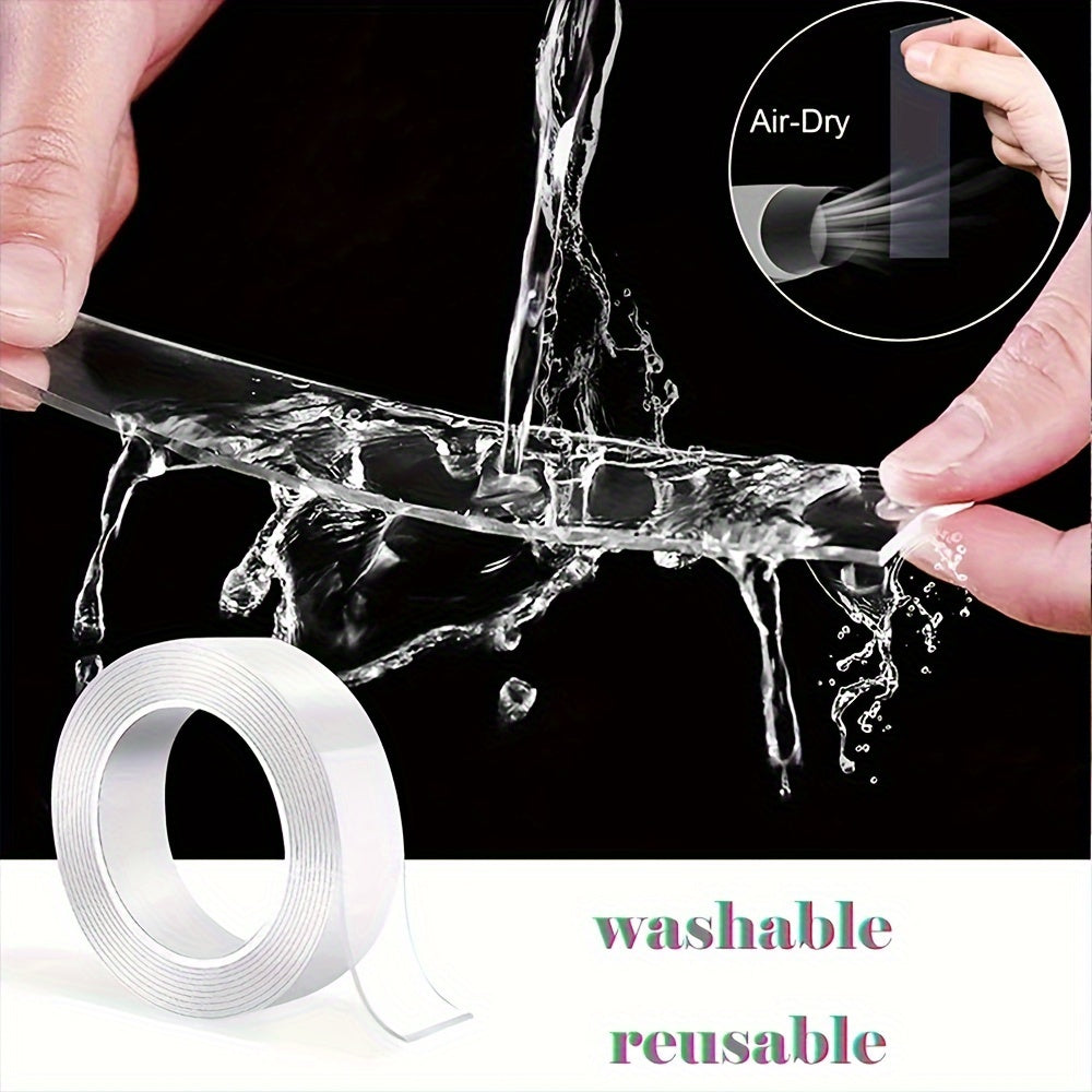 Reusable Waterproof Double Sided Adhesive Tape for Kitchen Bathroom Office