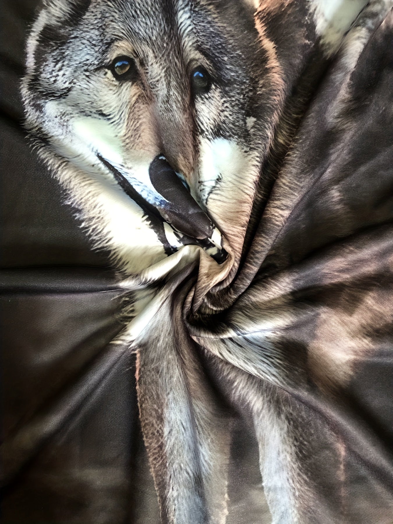 Wolf 3d Print Men's Graphic Sweatshirt for Autumn Winter