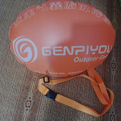 Inflatable Swim Buoy with Adjustable Waist Belt for Water Sports