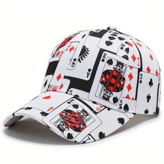 Boy's Playing Card Baseball Hat Cap Trucker Hat Hip Hop Baseball Cap