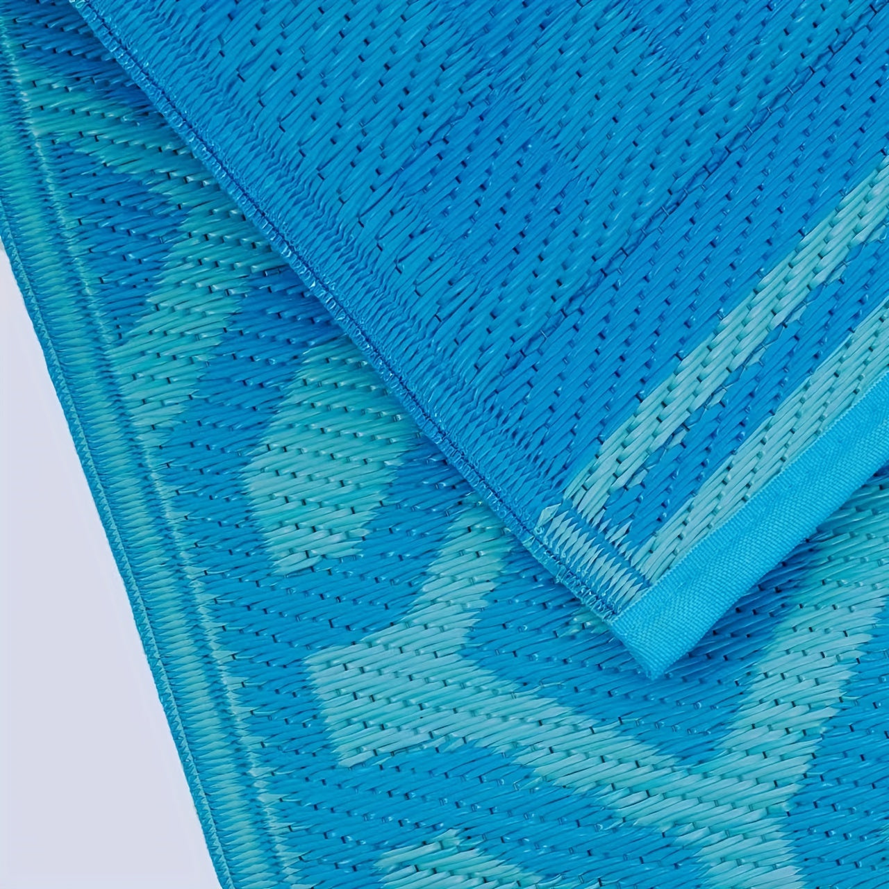 Outdoor Rug 10x16cm Non-slip Waterproof Reversible Portable Straw Rug