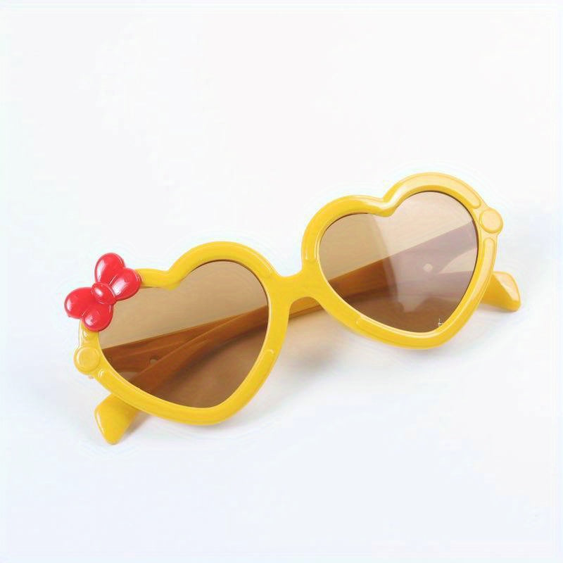 Cartoon Heart Frame Sunglasses UV Protection