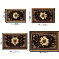 Boho Kitchen Rugs Vintage Absorbent Non Slip Easy Clean Washable Anti skid Rugs