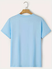 STAY TRUE Graphic Crew Neck Active T-shirt Men's Casual Comfy Tee