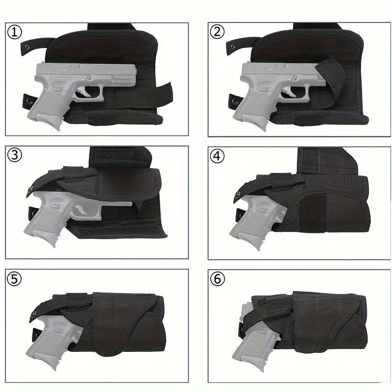 2pcs Drop Leg Holster Molle Thigh Holster Adjustable Left Right Handed Carlebben