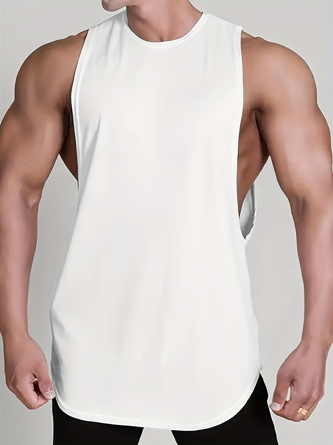 Quick Dry Mesh Sleeveless Tank Top Men's Training T-shirt