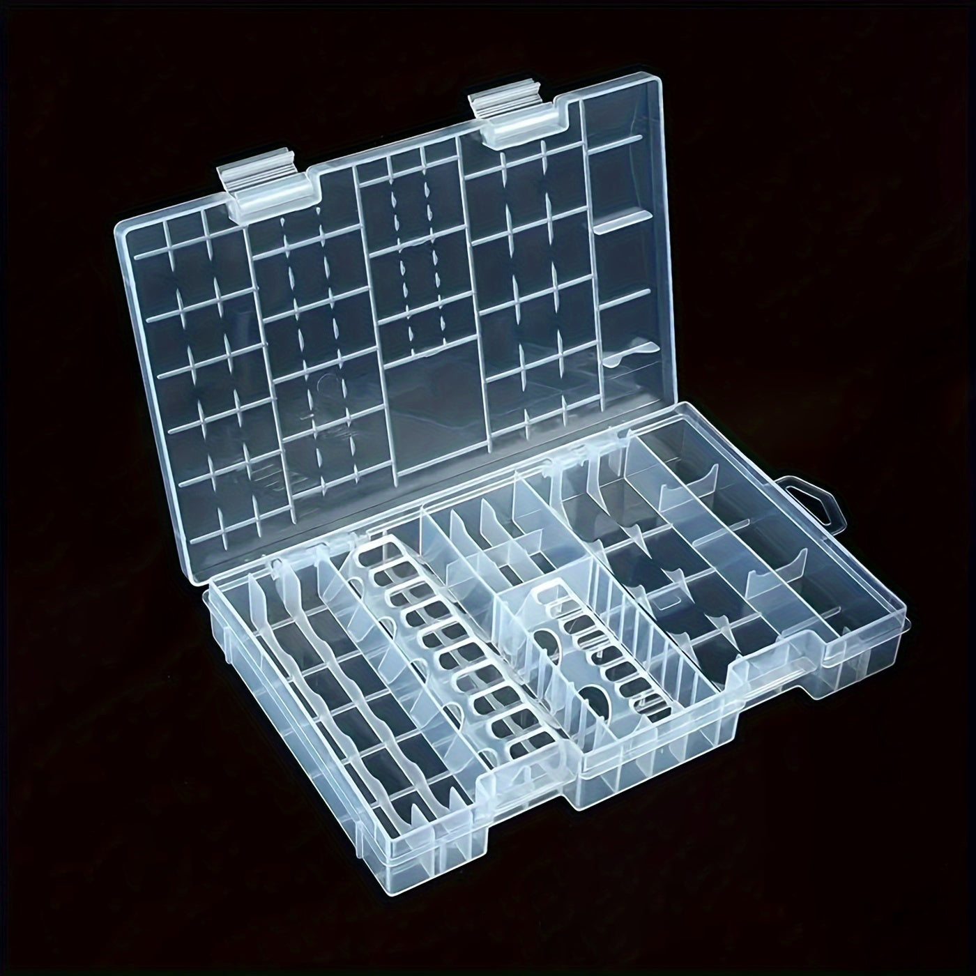 1pc Organizer Storage Case For AA AAA C D 9V Portable Protection Storage Box