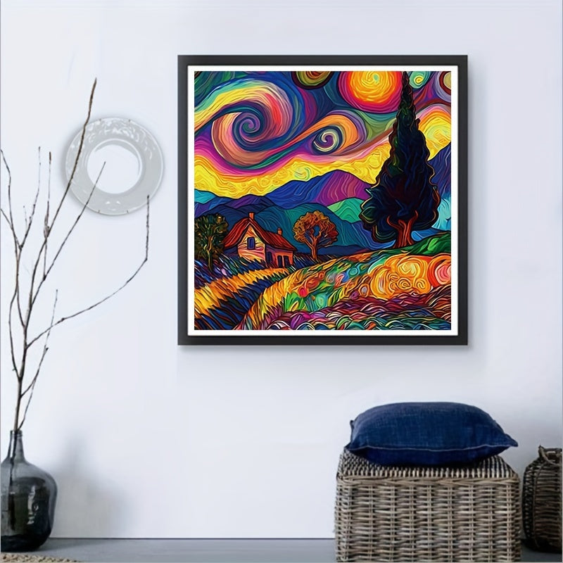 5D Diamond Painting Colorful Anime Dream Starry Sky Home Decor DIY Full Diamonds