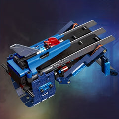 217pcs Ice Wolf Claw Building Blocks Set Weapon Launch Block Toy Kids Gift