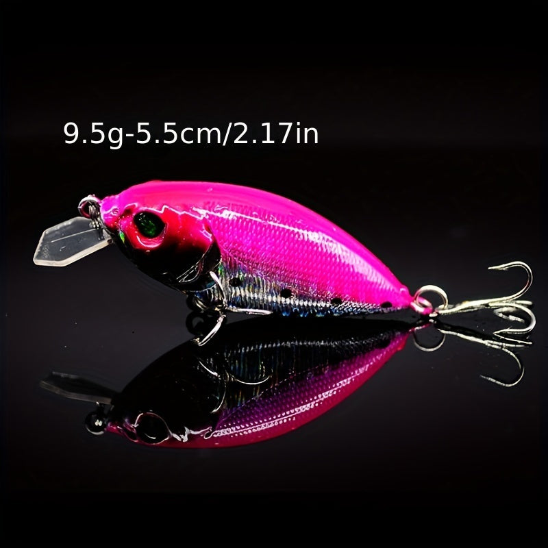 1pc Plastic Hard Bait With Treble Hook Long Casting Bionic Bait Fishing Tackle