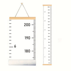 Canvas Growth Chart Wall Decor Removable Height Ruler 79" x 7.9"