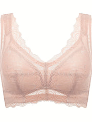 Lace Wireless Bra Comfortable Push Up Women's Lingerie