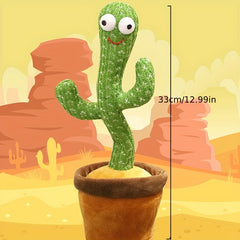 Swing Cactus Plush Doll for Kids - Battery Operated Dance & Sing Toy - Number 7