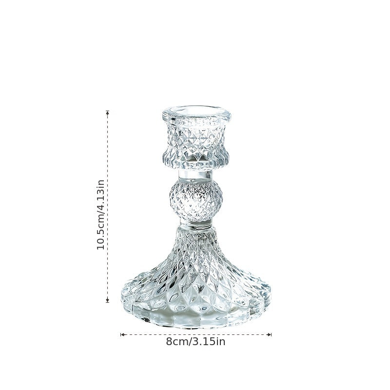 Glass Cone Candlestick for Halloween Weddings Parties