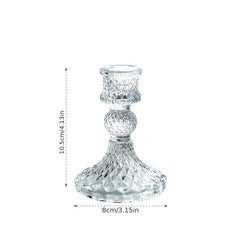 Glass Cone Candlestick for Halloween Weddings Parties