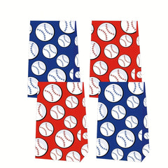 Baseball Pattern Decorations Party Goody Bags