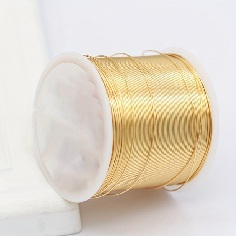100m 14K Real Plated Copper Wire for Jewelry Making Supplies