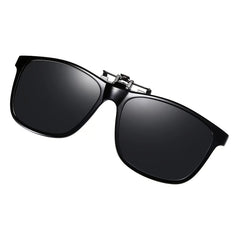 Polarized Clip on Sunglasses Anti Glare UV Protection Over Prescription Glasses